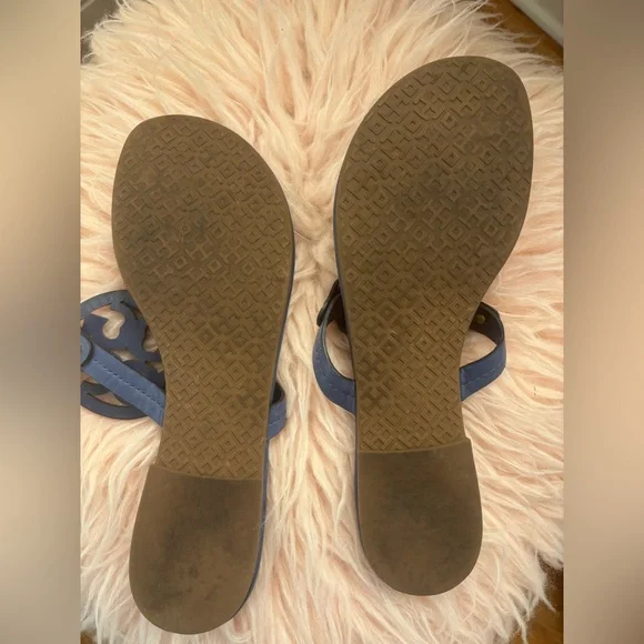 Tory Burch Dark Blue Miller Sandals size 8 - Picture 3 of 6